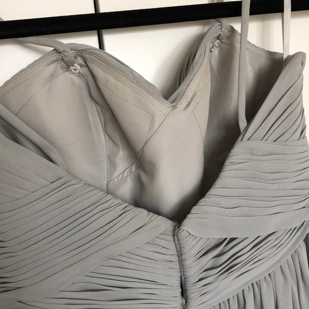 Woman's Wtoo Gray Bridesmaids Dress - Picture 6 of 8
